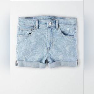 American Eagle Super Hi-Rise Patterned Shorts